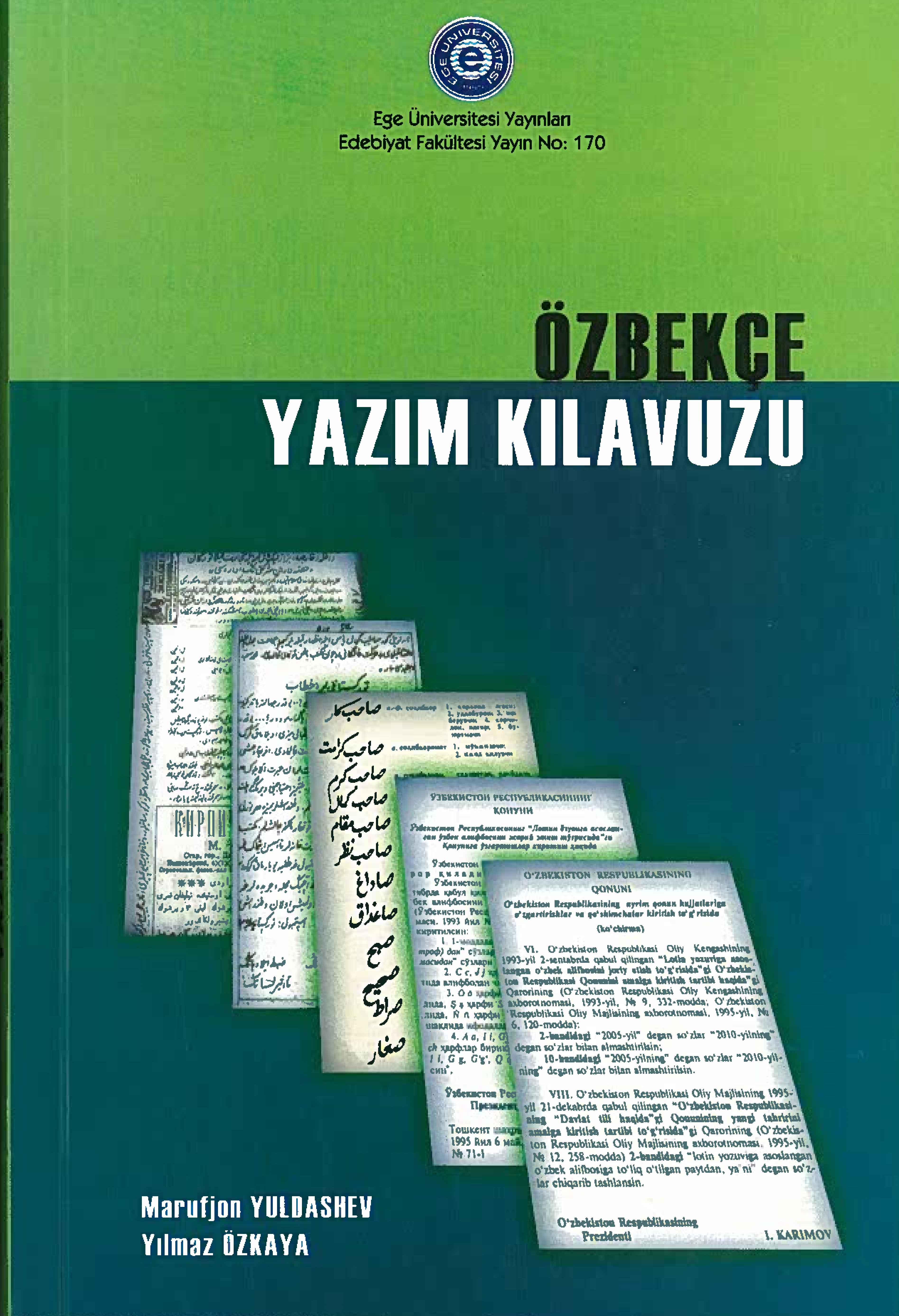 Özbekçe Yazım Kılavuzu 