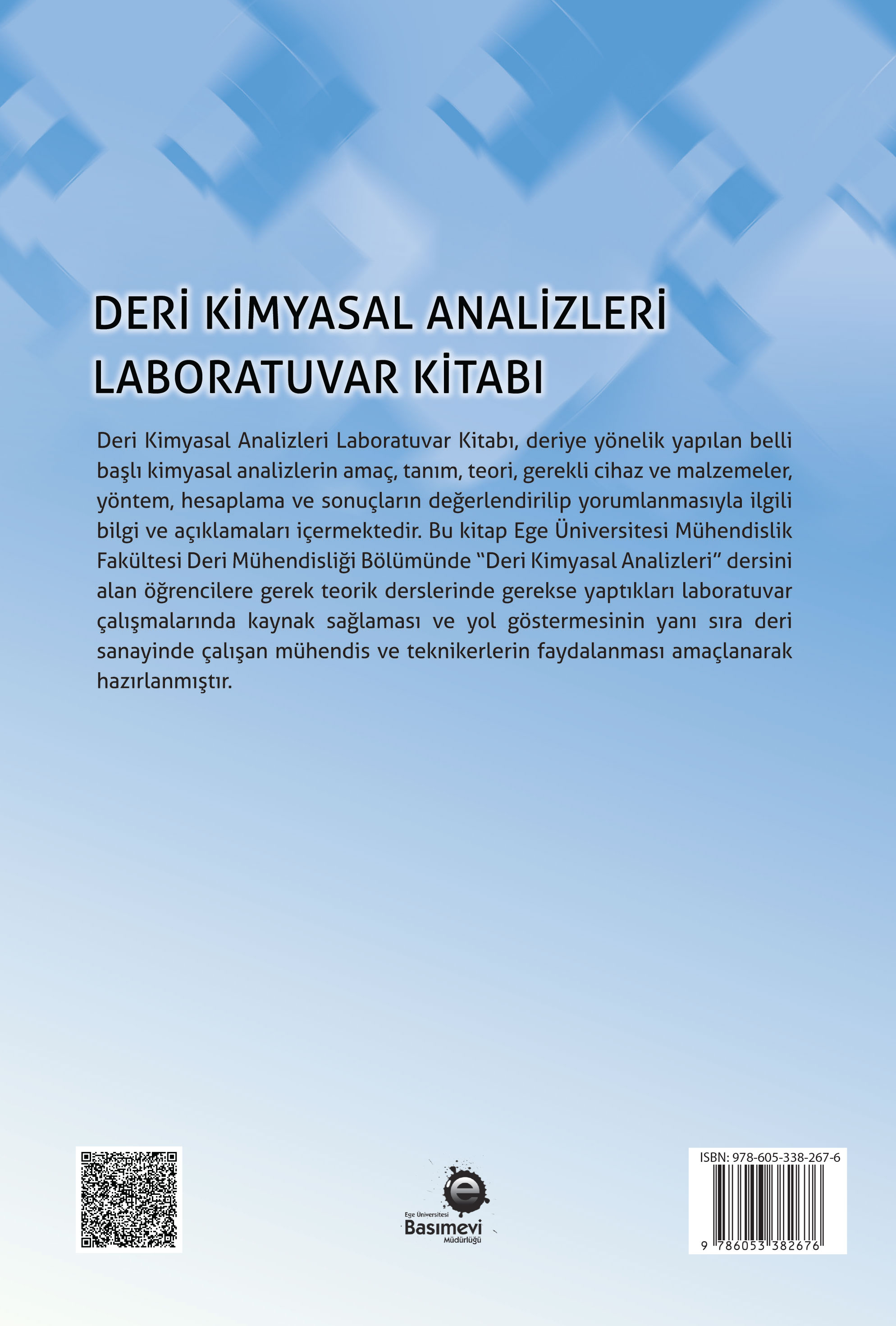Deri Kimyasal Analizleri Labaratuvar Kitabı  