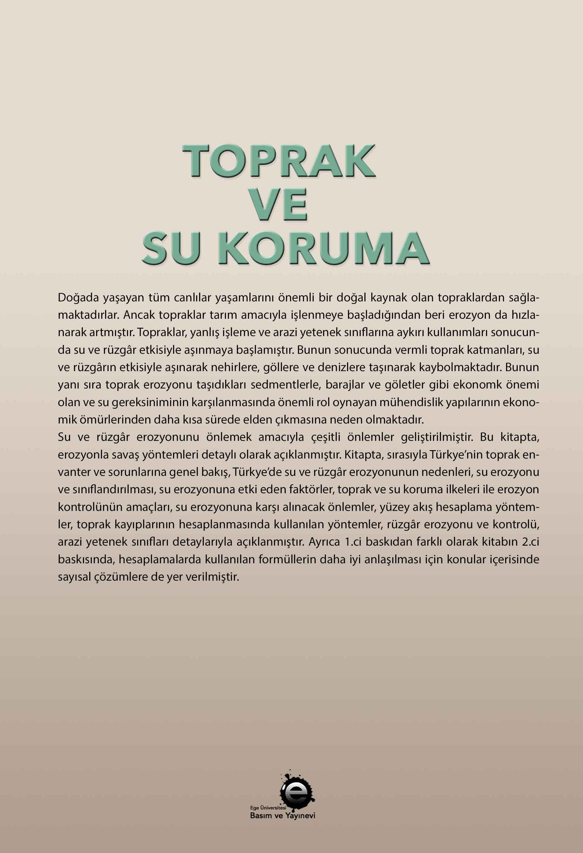 Toprak ve Su Koruma